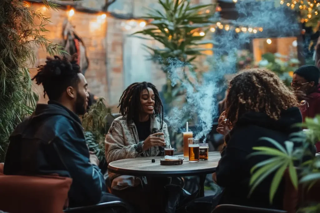 Association du cannabis à Barcelone