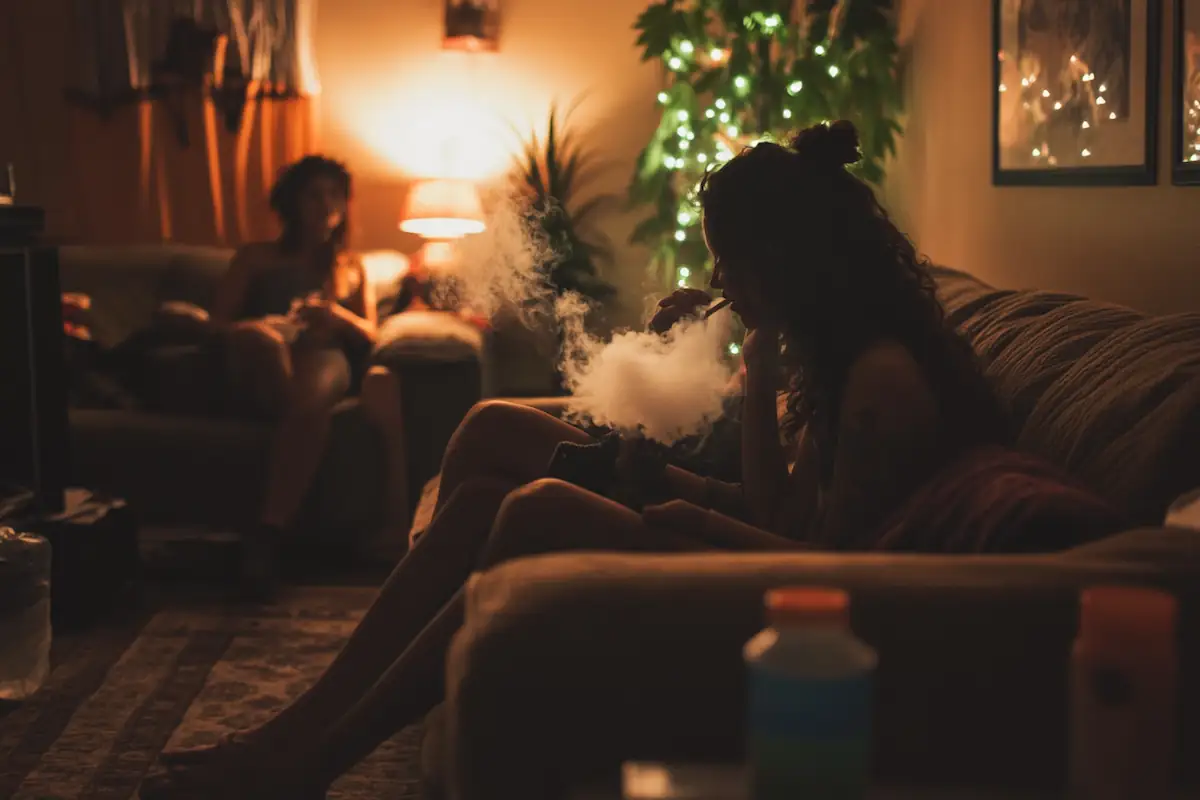 Zum ersten Mal Marihuana rauchen