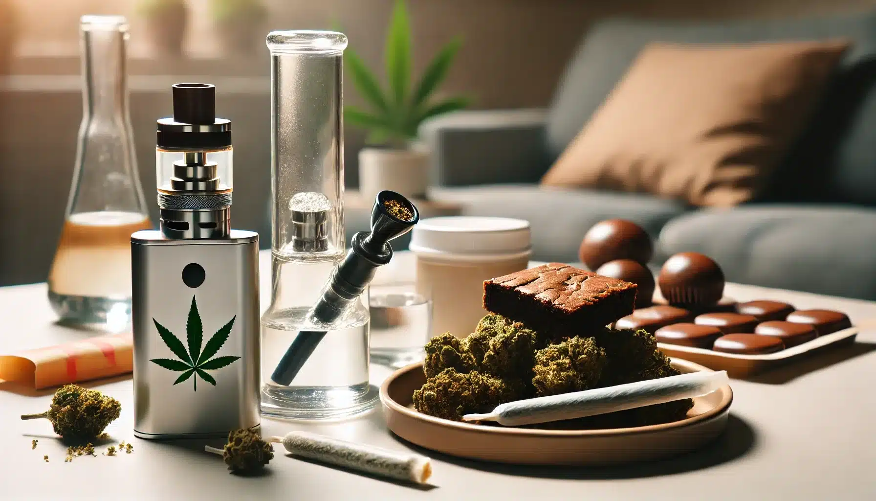 Marihuana rauchen ohne Tabak