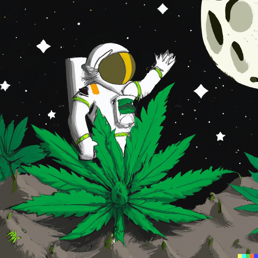 Cannabis im Weltraum